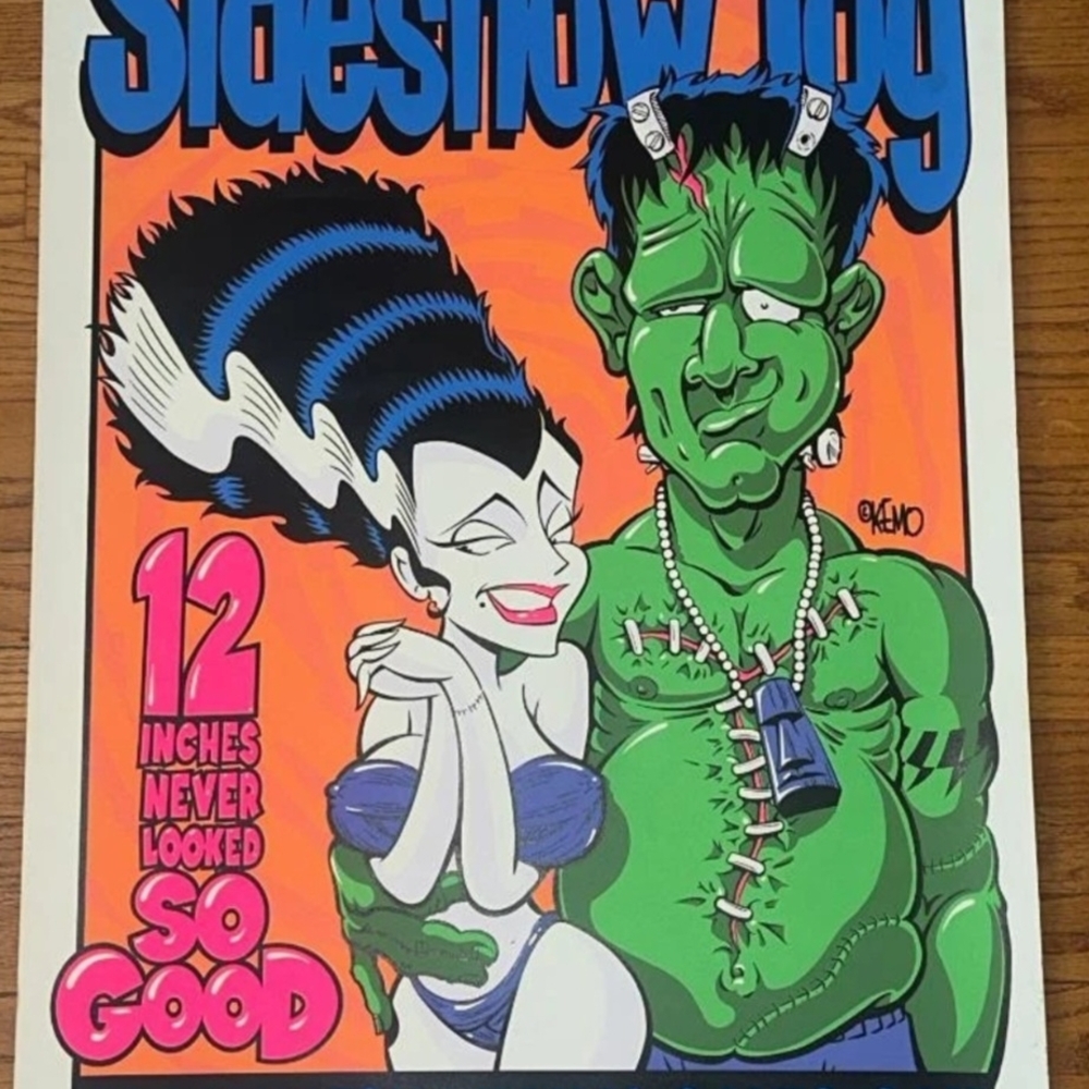 RARE Sideshow Toy Frankenstein Pop-Art - signed/numbered limited edition